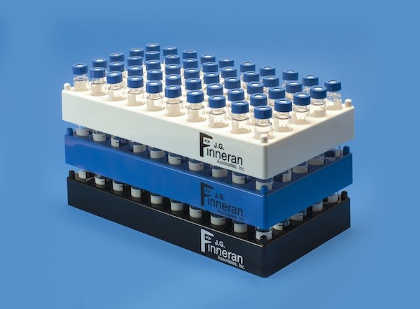 JG Finneran 50-position stackable rack